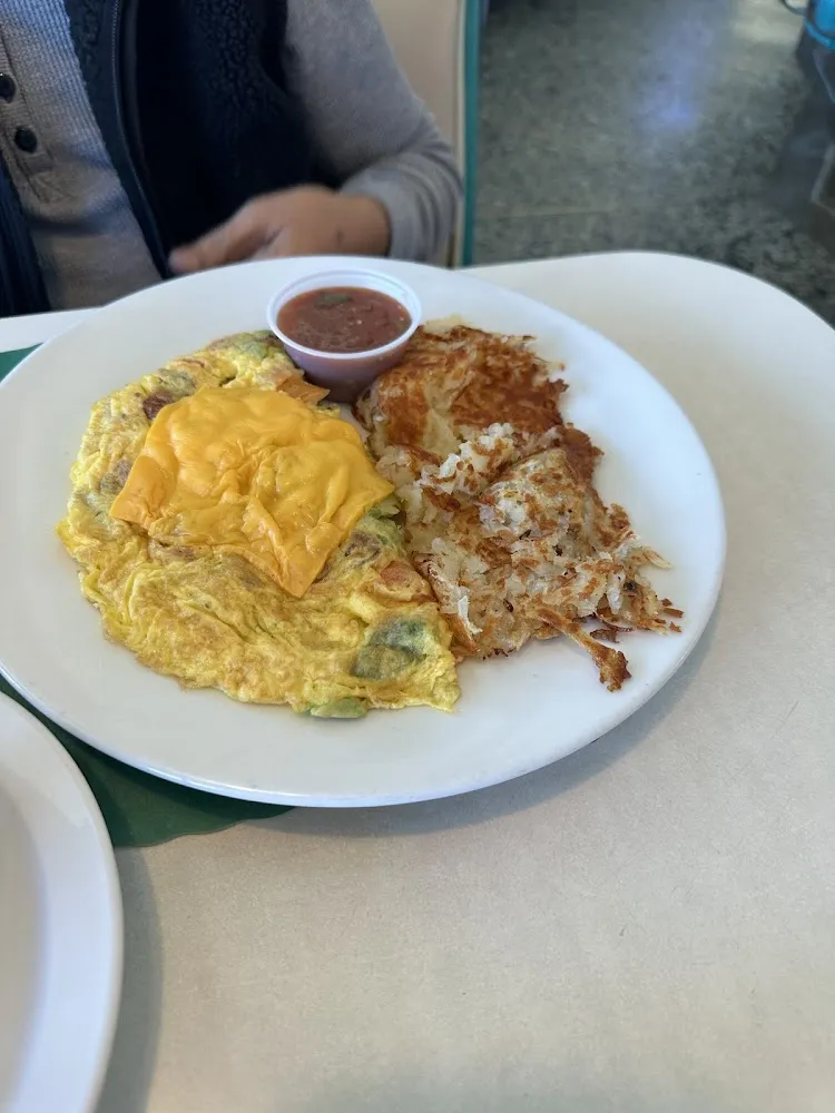 California Omelette with Hashbrowns