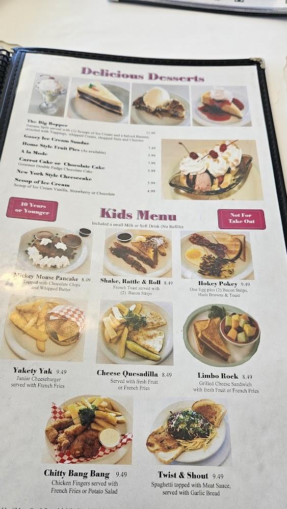 Ozzie's Diner Menu image 2